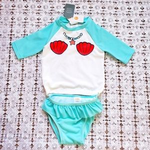 Gymboree mermaid 2 piece swimsuit